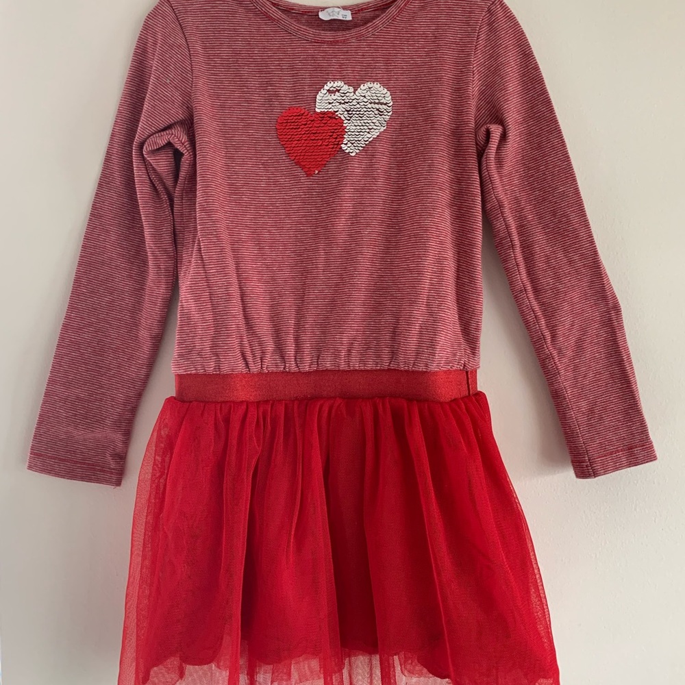 Dress with tulle skirt